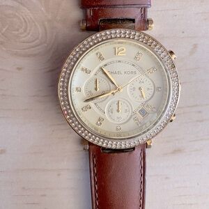 Michael Kors Leather Watch